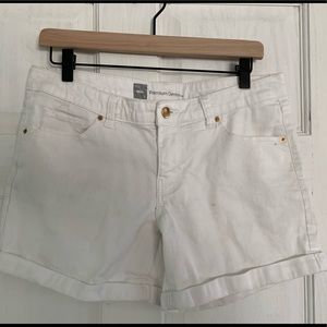 Target White Denim Shorts - Size 8